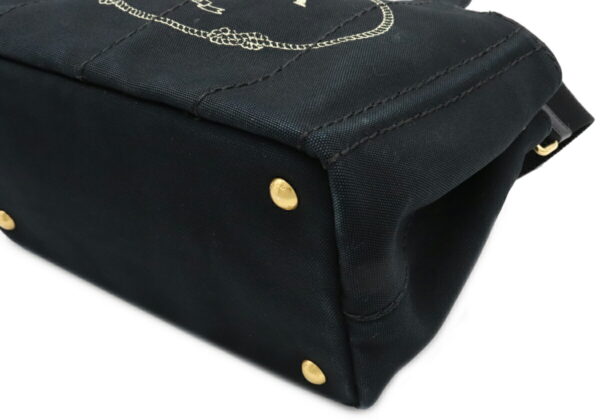 32030550 2 Prada Canapa Tote Bag Canvas Nero Black