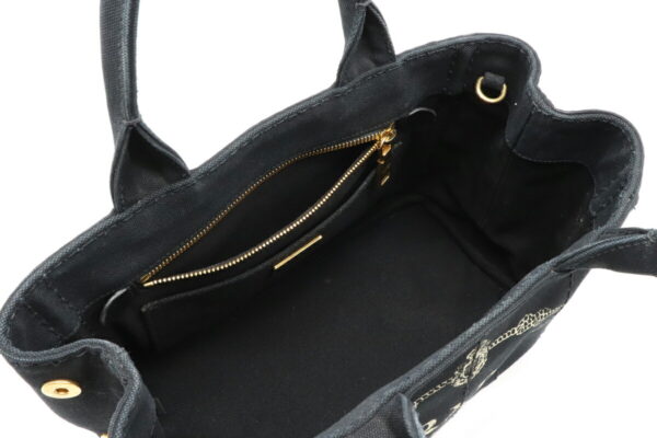 32030550 4 Prada Canapa Tote Bag Canvas Nero Black