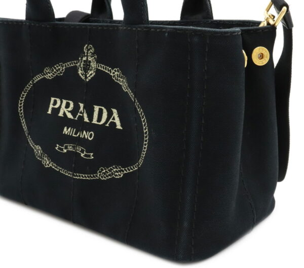 32030550 7 Prada Canapa Tote Bag Canvas Nero Black