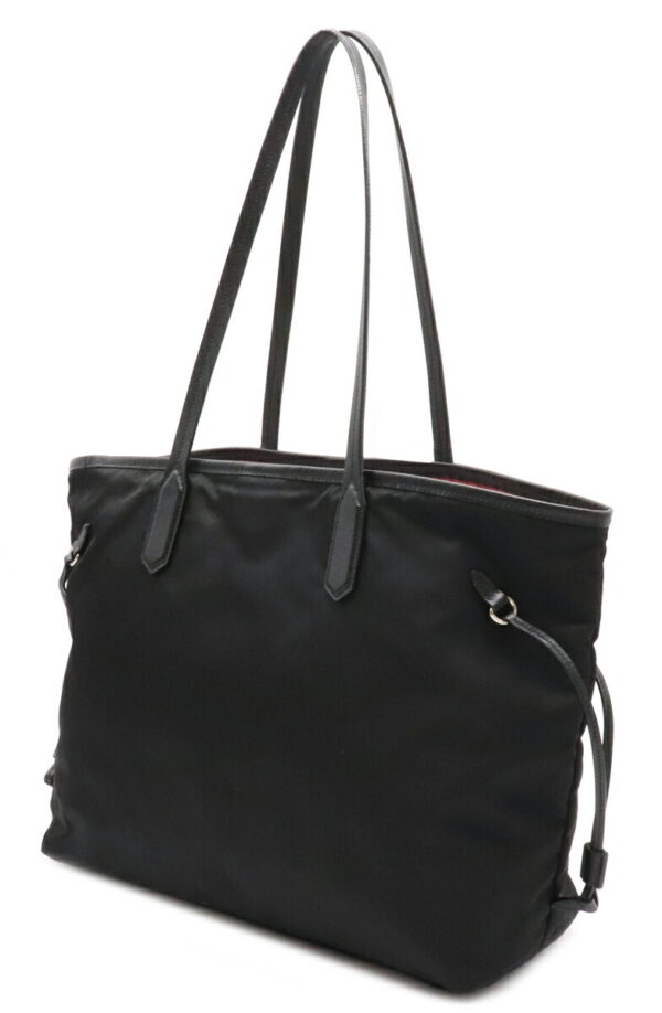 32030786 1 Prada Tessuto Tote Bag Nylon Leather Black