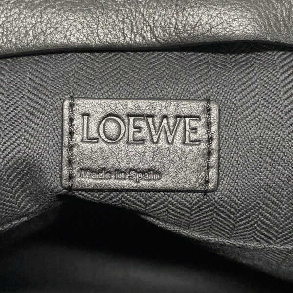 34246300 12 Loewe T Messenger Shoulder Bag Leather Black