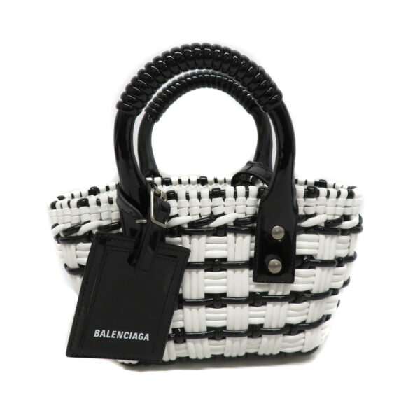 3548 1 Balenciaga Bistro XXS Bag Enamel Black