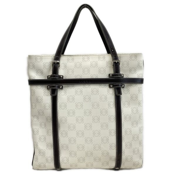 35869376 1 Loewe Anagram Pattern Tote Bag Leather Brown