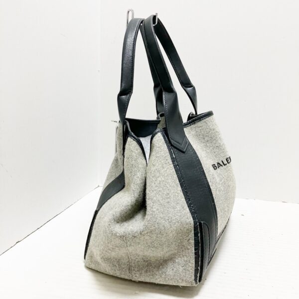 35874425 2 Balenciaga Blue Cabas S Tote Bag Leather Gray Black