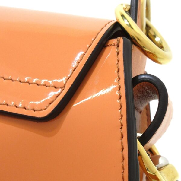 36405401 12 Chloe Tess Small Shoulder Bag Leather Orange Enamel