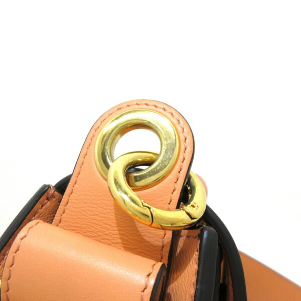 36405401 15 Chloe Tess Small Shoulder Bag Leather Orange Enamel