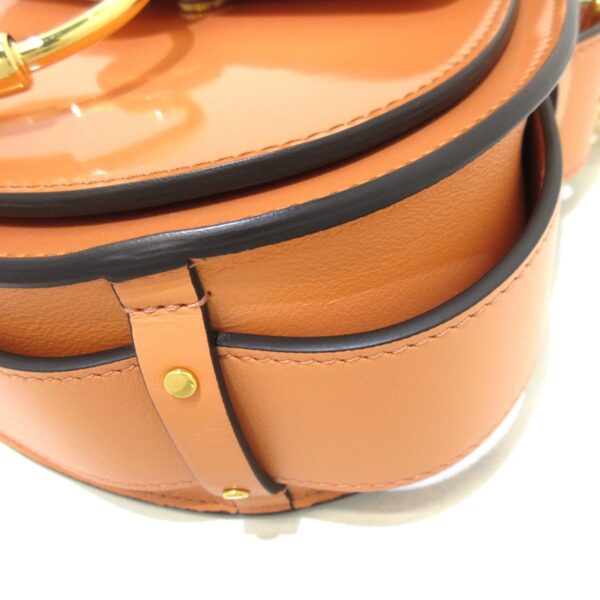 36405401 5 Chloe Tess Small Shoulder Bag Leather Orange Enamel