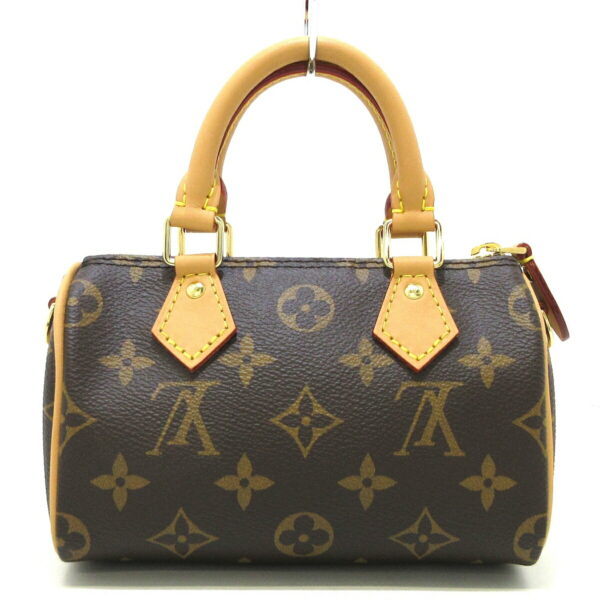 36406362 3 Louis Vuitton Nano Speedy Handbag Monogram Canvas