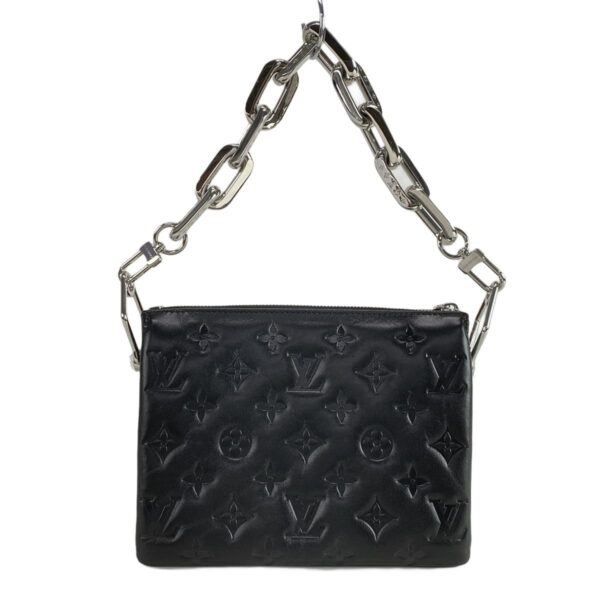 36406541 3 Louis Vuitton Coussin BB Handbag Leather Black Silver