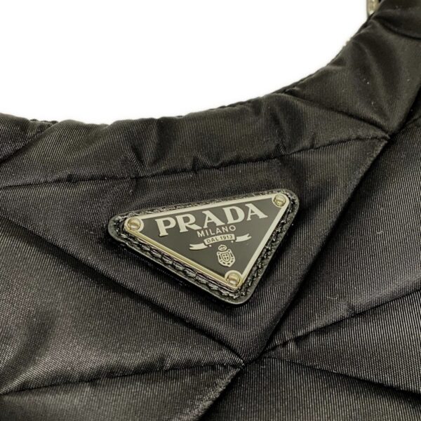 36536687 19 Prada Padded Re Nylon Shoulder Bag Quilted Black