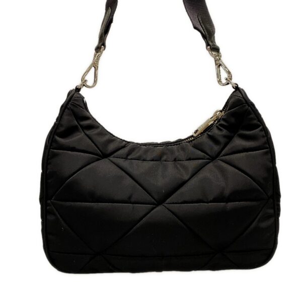 36536687 3 Prada Padded Re Nylon Shoulder Bag Quilted Black