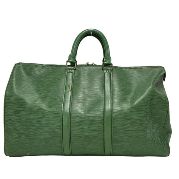 36847770 3 Louis Vuitton Keepall 50 Bag Leather Borneo Green