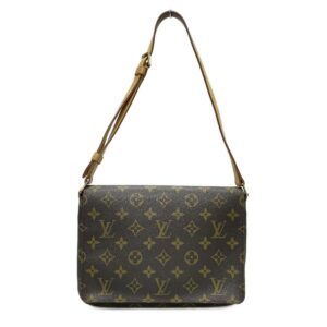 36897271 1 Louis Vuitton Little Brownie Clutch Monogram Satin Black