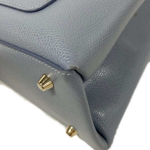 36897504 9 Furla Handbag Top Handle Leather Light Blue