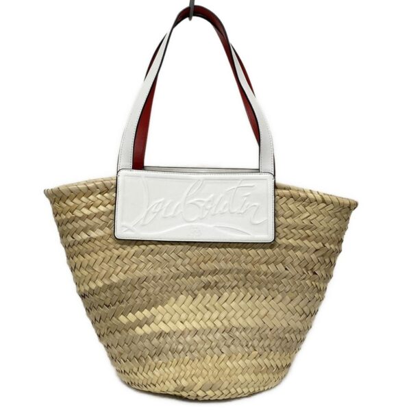 36899125 3 Christian Louboutin Basket Tote Bag Beige White Red