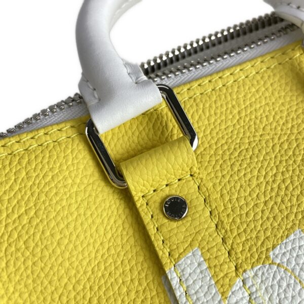 36903239 16 Louis Vuitton Keepall XS Handbag Leather Cowhide Yellow