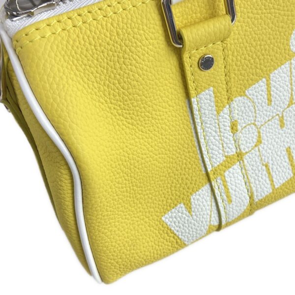 36903239 20 Louis Vuitton Keepall XS Handbag Leather Cowhide Yellow