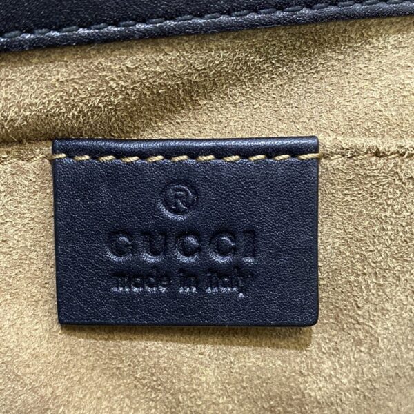 36904540 11 Gucci Padlock GG Small Shoulder Bag Chain Shoulder Black Brown