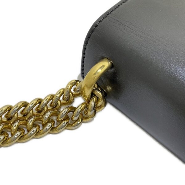 36904540 14 Gucci Padlock GG Small Shoulder Bag Chain Shoulder Black Brown