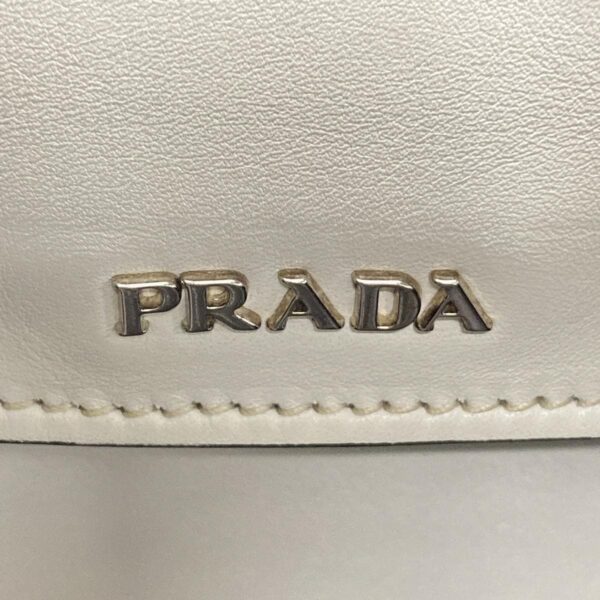 36904969 12 Prada Tote Bag Leather White