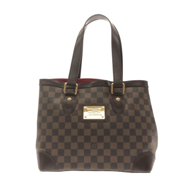 37123266 1 Louis Vuitton Hampstead PM Handbag Damier Canvas Ebene