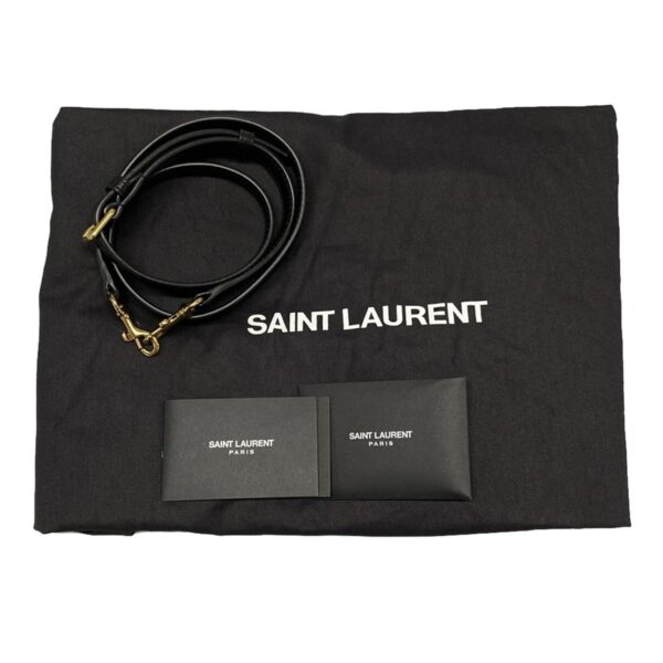 37174482 11 Saint Laurent Paris Rear Duffle Handbag Quilted Leather Black