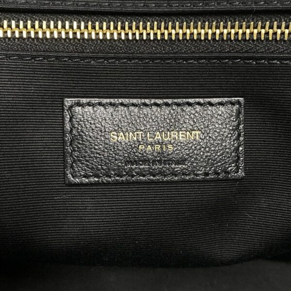 37174482 12 Saint Laurent Paris Rear Duffle Handbag Quilted Leather Black