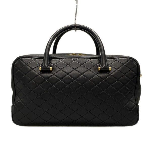 37174482 3 Saint Laurent Paris Rear Duffle Handbag Quilted Leather Black