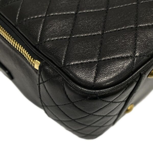 37174482 7 Saint Laurent Paris Rear Duffle Handbag Quilted Leather Black