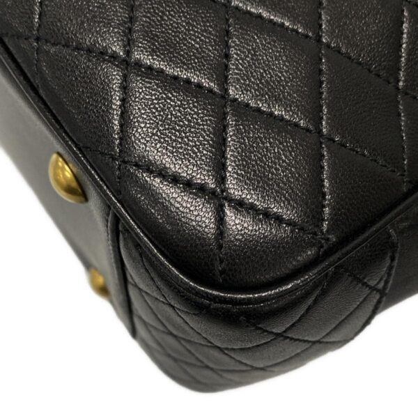 37174482 8 Saint Laurent Paris Rear Duffle Handbag Quilted Leather Black