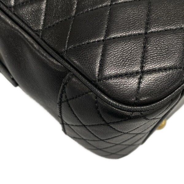 37174482 9 Saint Laurent Paris Rear Duffle Handbag Quilted Leather Black