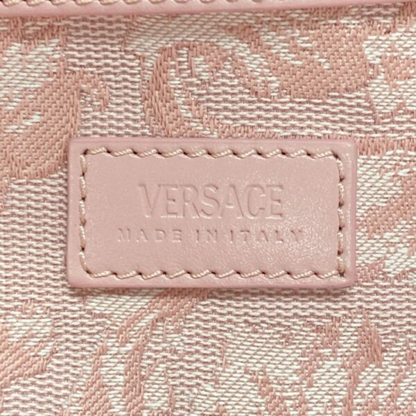 37174537 12 Versace Medium Barocco Athena Tote Bag Pink