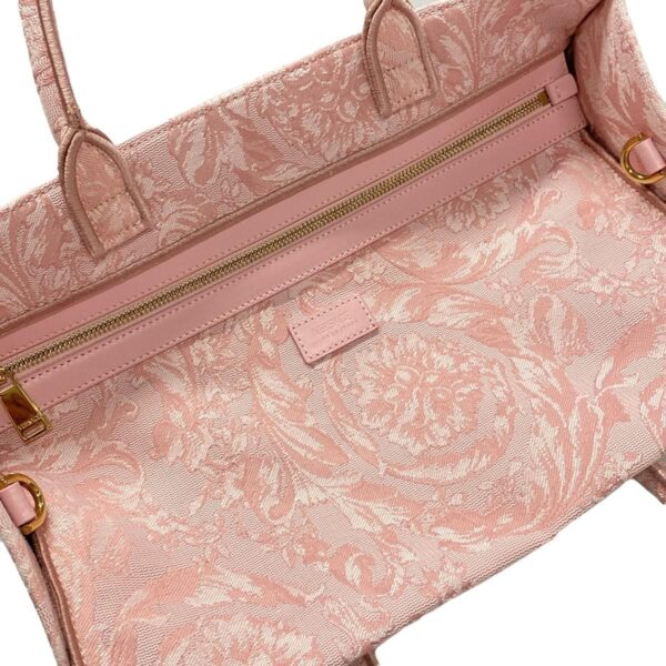 37174537 20 Versace Medium Barocco Athena Tote Bag Pink