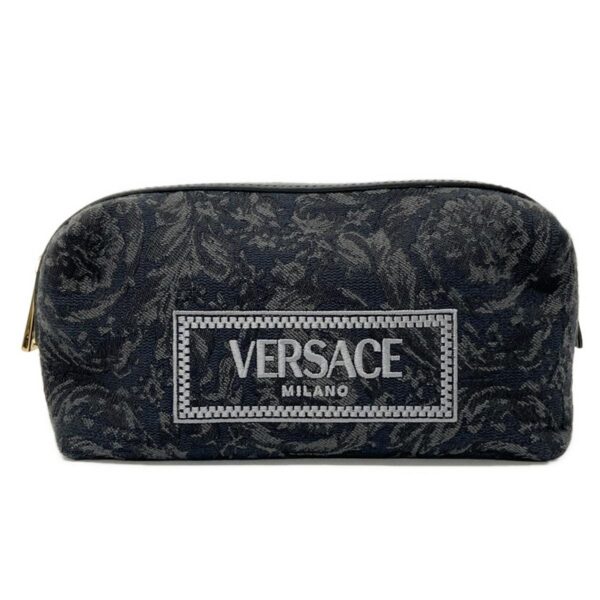 37174539 1 Versace Pouch Dark Gray Gray