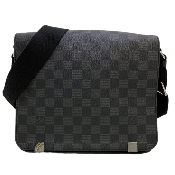 37179248 1 Louis Vuitton District PM NM Shoulder Bag Damier Graphite Canvas