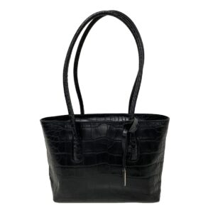 37180372 1 Prada Tote Bag Nylon Saffiano Leather Black