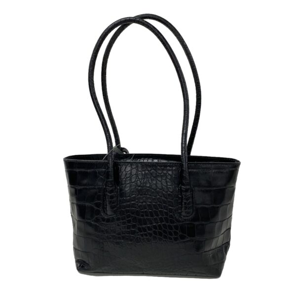 37180372 3 Furla Shoulder Bag Embossed Leather Black