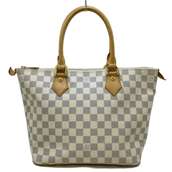 37181568 1 Louis Vuitton Saleya MM Handbag Damier Azure