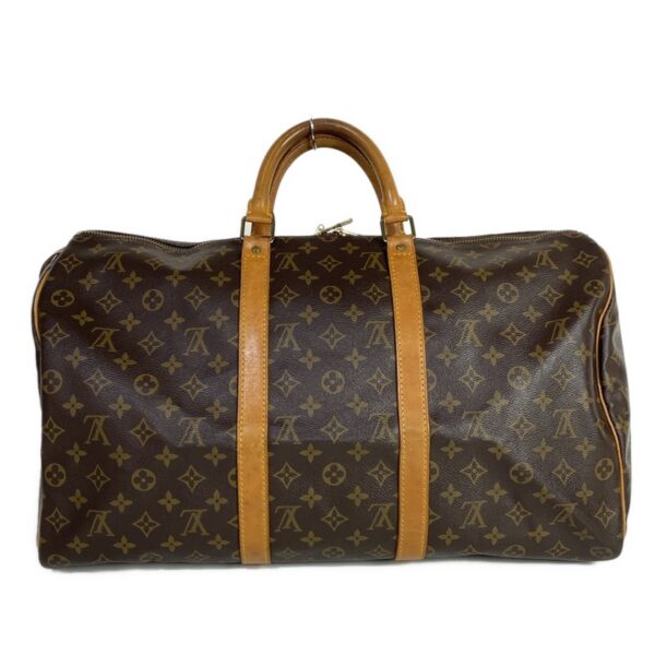 37212791 3 Louis Vuitton Keepall 50 Bag Monogram Canvas