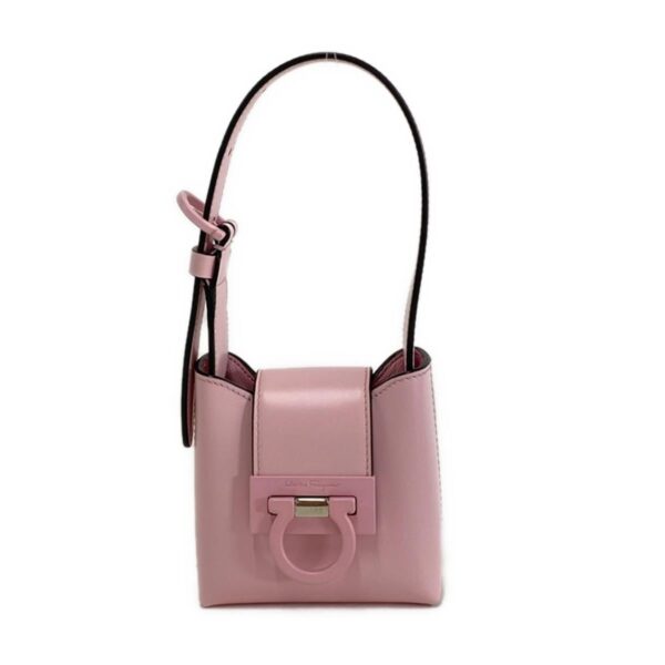 37220685 1 Salvatore Ferragamo Gancini Handbag Pink Leather