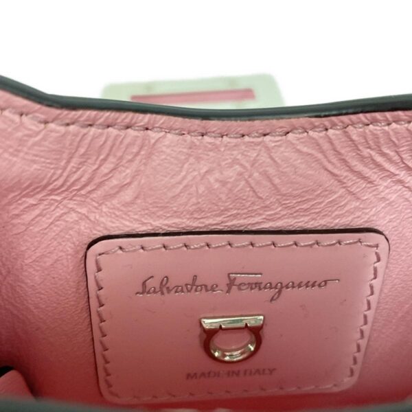 37220685 12 Salvatore Ferragamo Gancini Handbag Pink Leather