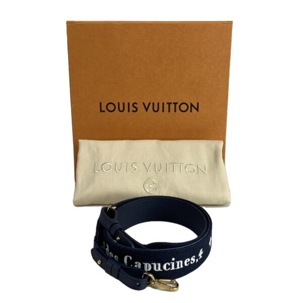 37221506 11 Louis Vuitton Capucines BB Handbag Leather Blue Marine