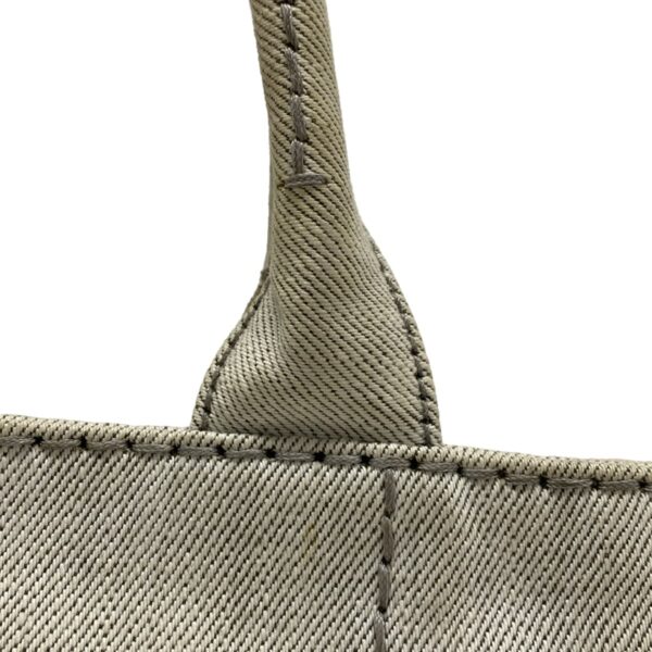 37221569 14 Prada Canapa Tote Bag Light Gray