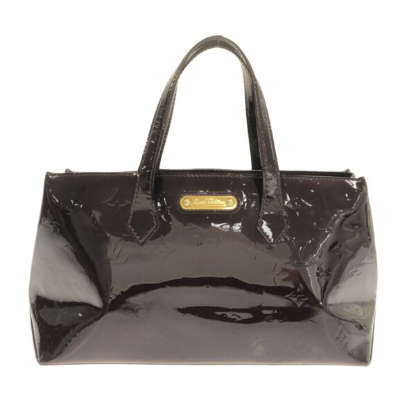 37319533 1 Louis Vuitton Wilshire PM Tote Bag Amarant Patent Leather