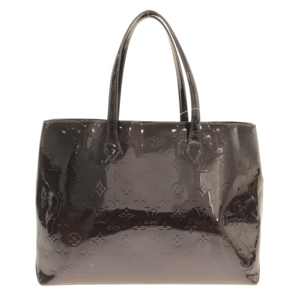 37319534 3 Louis Vuitton Wilshire MM Tote Bag Amarant Patent Leather