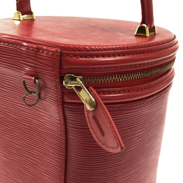 37319535 11 Louis Vuitton Cannes Vanity Bag Castilian Red Leather