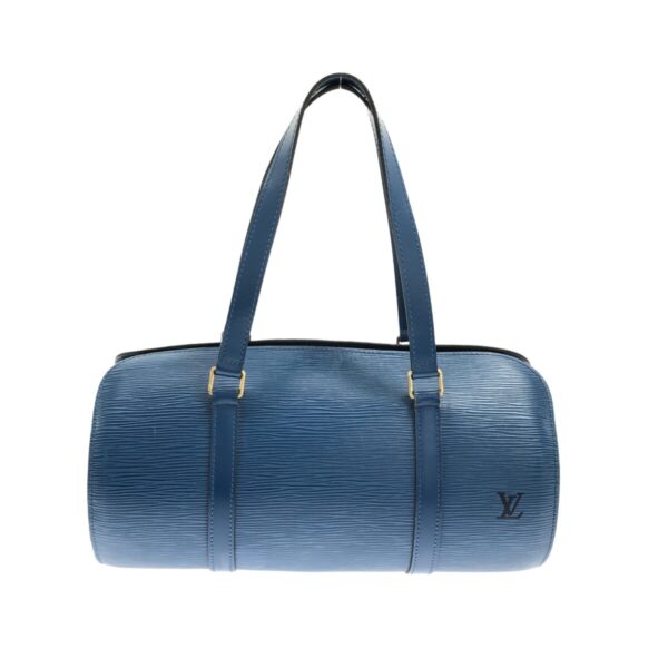 37319539 1 Louis Vuitton Soufflot Handbag Toledo Blue Leather