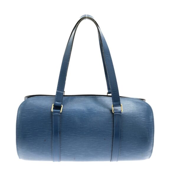 37319539 3 Louis Vuitton Soufflot Handbag Toledo Blue Leather