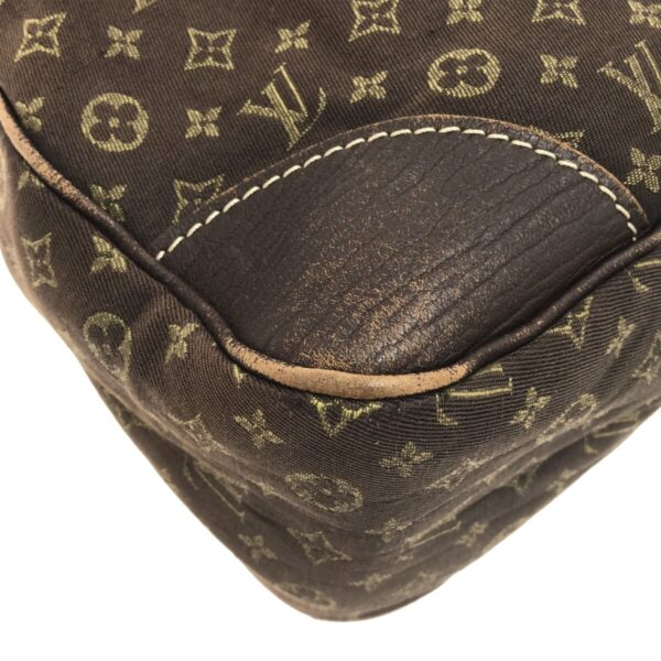 37319704 5 Louis Vuitton Boulogne Shoulder Bag Linen Leather Ebene