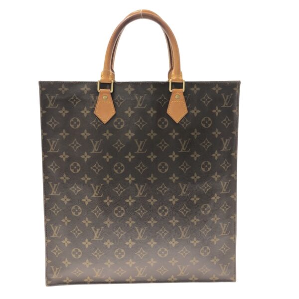 37319737 3 Louis Vuitton Sac Plat Handbag Monogram Canvas